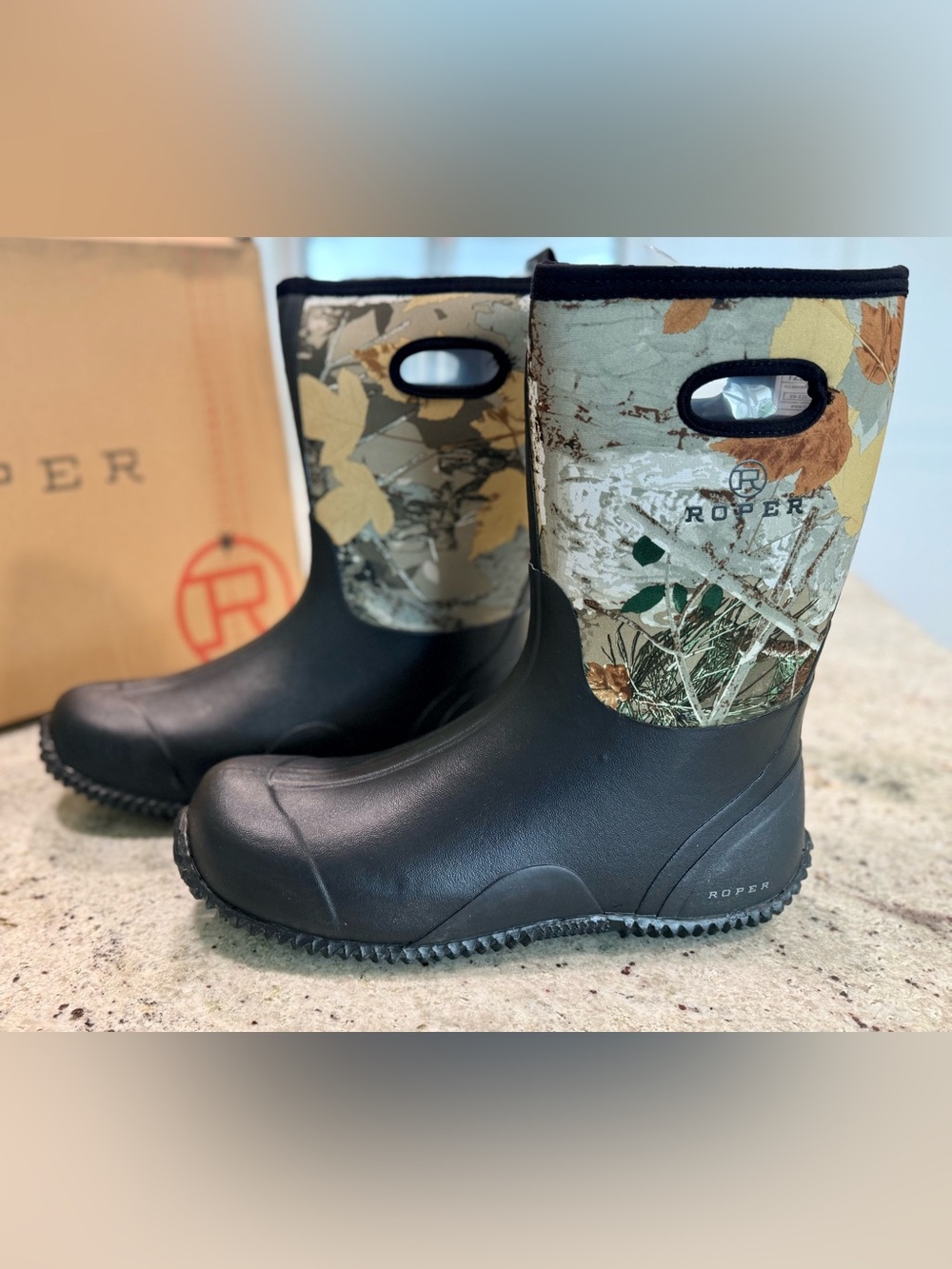 Roper Camo Neoprene Boots NWT